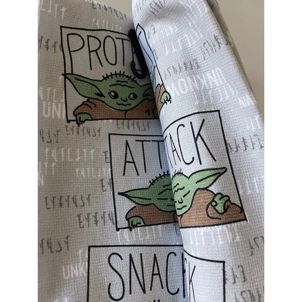 2 Pack Star Wars The Mandalorian Grogu Snack Attack Kitchen Towels Baby Yoda NEW
